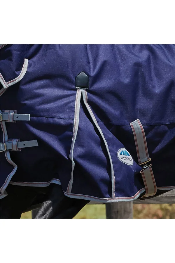 Weatherbeeta ComFiTec Essential Combo Neck Lite Navy, Silver, Red