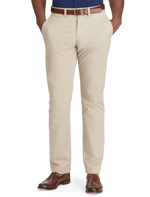 Polo Ralph Lauren Men's Big & Tall Bedford Classic-Fit Stretch Chino Pants - Khaki Tan