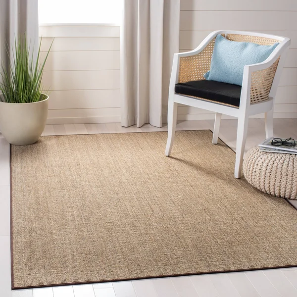 Martha Stewart Rug Collection MSR9501T - Light Brown - 9& x 13&