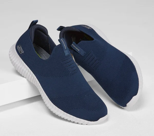Skechers Men's Elite Flex Wasick Slip on Sneaker - Navy