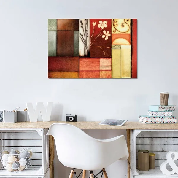 Fernando Leal Canvas Wall Decor Prints - Solace I ( Floral & Botanical art)