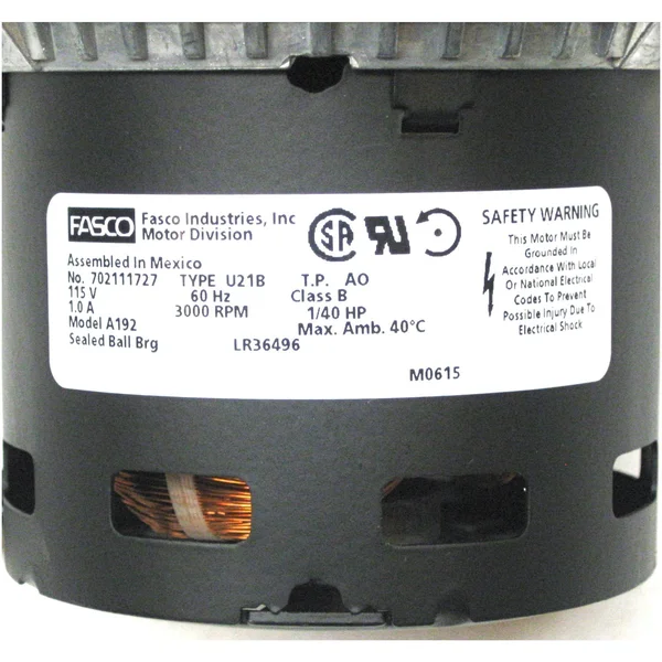 Fasco A192 Trane Furnace Draft Inducer Blower 115V (X38040253057, 7021-8569)