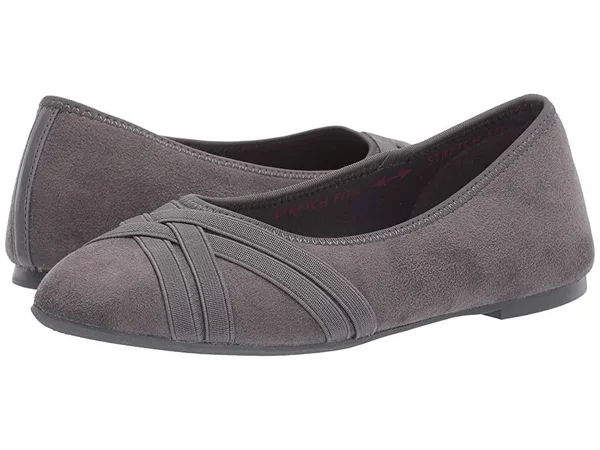 Women's Skechers Cleo Lane Change Flat, Size: 5.5, Charcoal