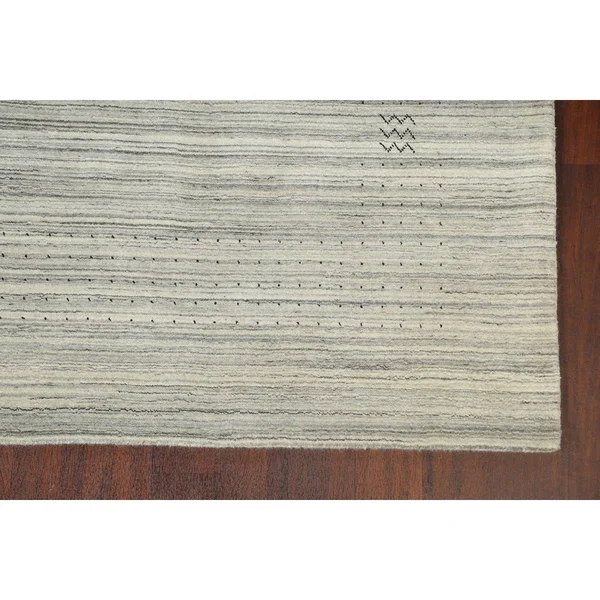 Contemporary Gabbeh Oriental Area Rug 5x8