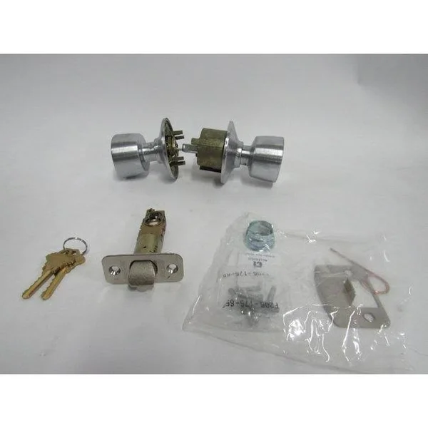 Schlage Satin Chrome Keyed Entrance F51A Bel 626
