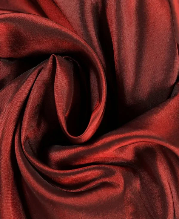 Exclusive Fabrics Faux Silk Taffeta Solid Blackout Single Curtain Panel
