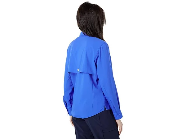 Columbia Women's PFG Tamiami II Long Sleeve Shirt, XS, Purple