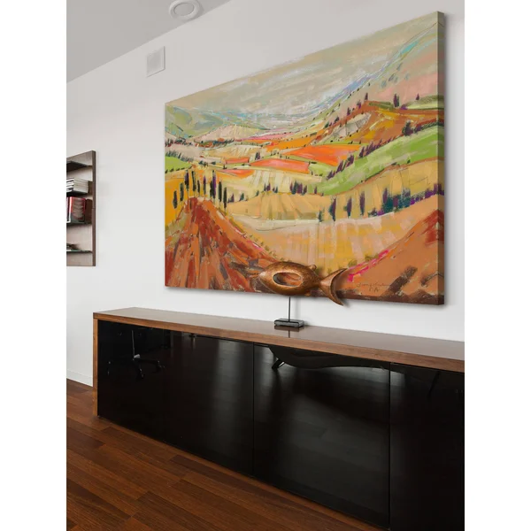 Tuscany XI Painting Print on Wrapped Canvas, Size: 30 inch x 45 inch