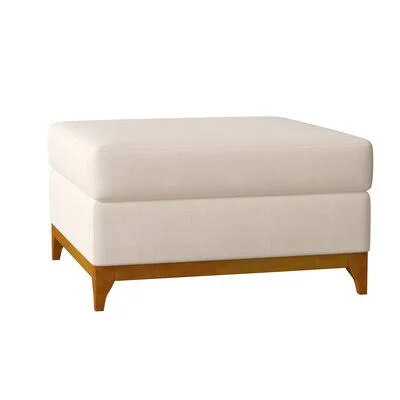 Birch Lane Heritage Daan Ottoman Body Fabric: Bull Natural