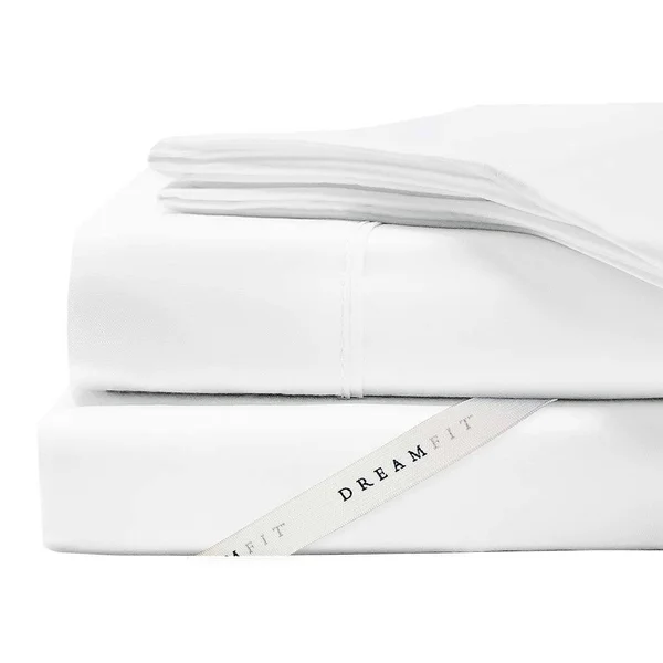 Degree 4 DreamFit 100% Egyptian Cotton Sheets Set (Snowflake - King)