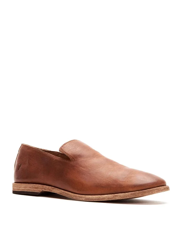 Frye Chris Venetian Flats in Tan, Men's Size 7.5