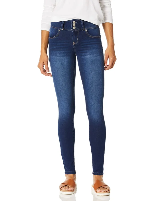 Wallflower Women's High-Waisted Instasoft Sassy Skinny Jeans