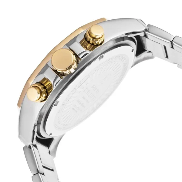 Invicta 15940 Men's Specialty Quartz Chronograph Gold Dial Two Tone Steel Watch