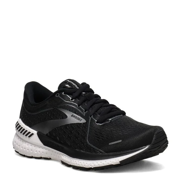 Brooks Adrenaline GTS 21 Women's Running Shoes Black Pearl/White : 12 D - Wide