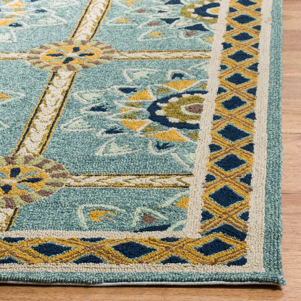 Safavieh Easy Care Rug EZC711 Red - Natural, 8& x 10&