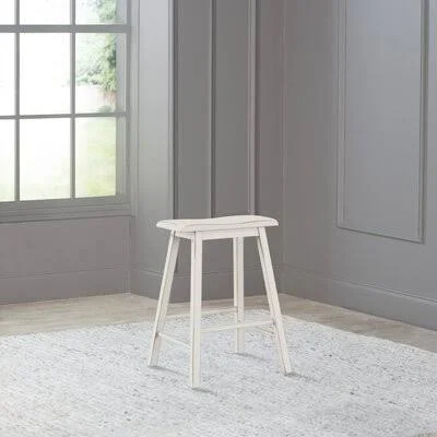 Highland Dunes Angelique Bar Stool Color: White