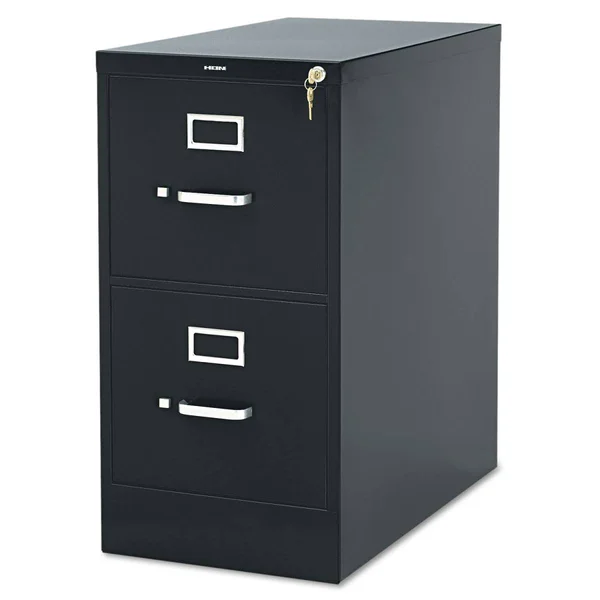HON 310 Series Five-Drawer Full-Suspension File Letter 26-1/2D Charcoal