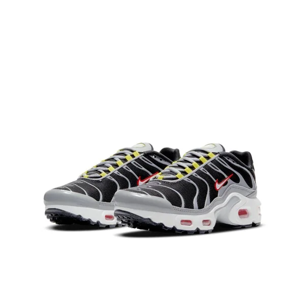 Nike Air Max Plus Big Kids& Shoes in Grey - Size: 4Y, CD0609-013