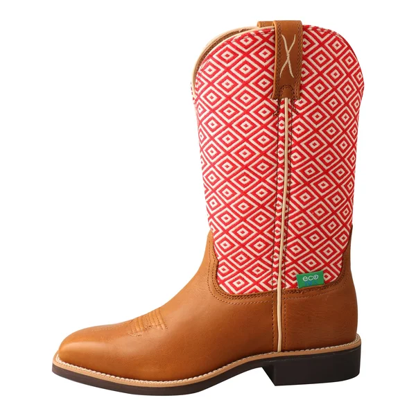 Twisted x Western Cowboy Women 11x22 Top Hand - Camel, Eco