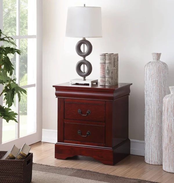Acme Louis Philippe III Cherry Nightstand