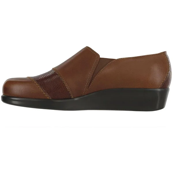SAS Nora Women's Slip on Shoes Auburn/Lizard : 11.5 W - Wide
