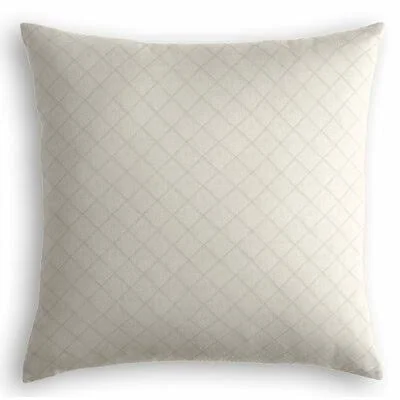 Square Cotton Pillow Cover & Insert Loom Decor Gray 16x22 x 16x22