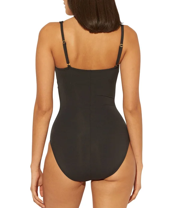 Bleu by Rod Beattie One-Shoulder One-Piece Swimsuit - Black