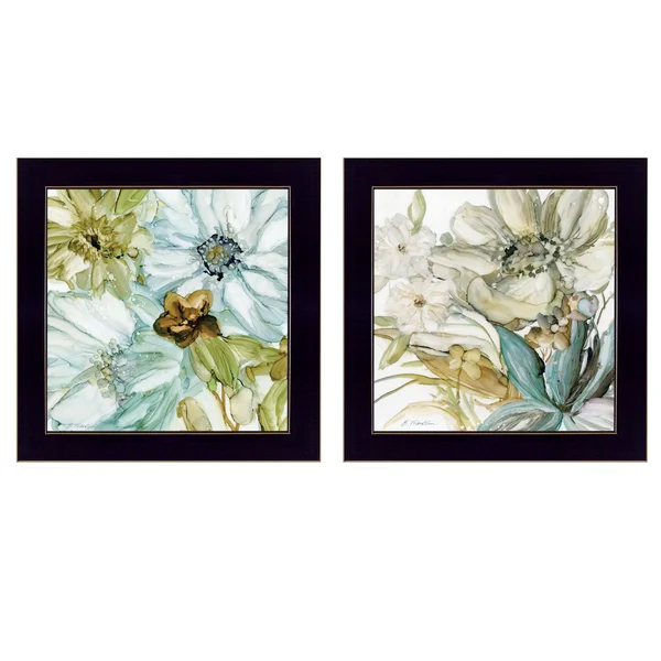 Sea Glass by JG Studios Hang Framed Print - Black Frame