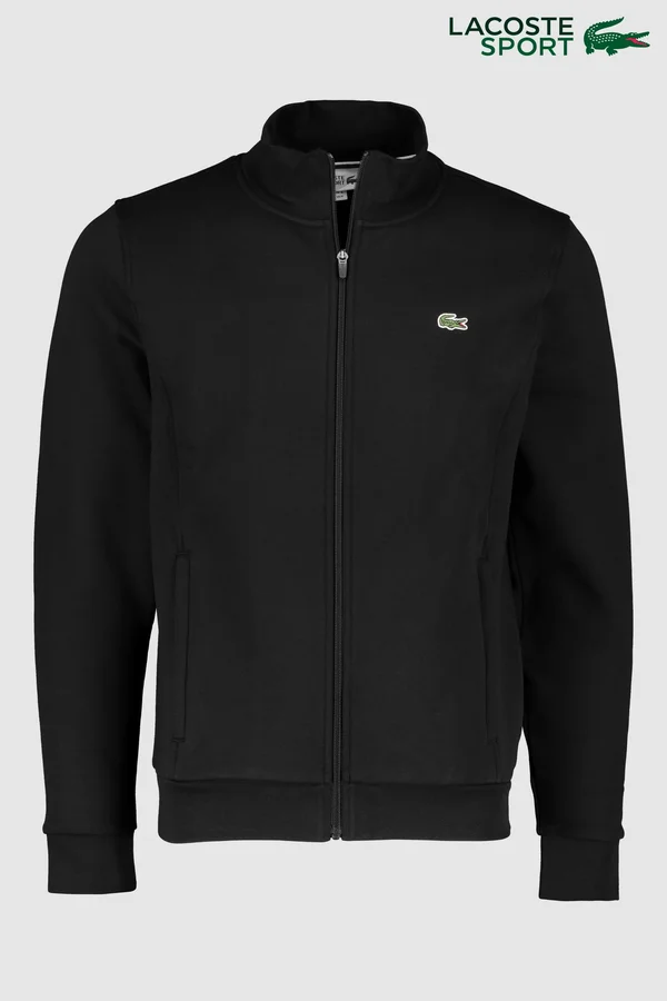 Lacoste Sport Zip Up Sweatshirt Black
