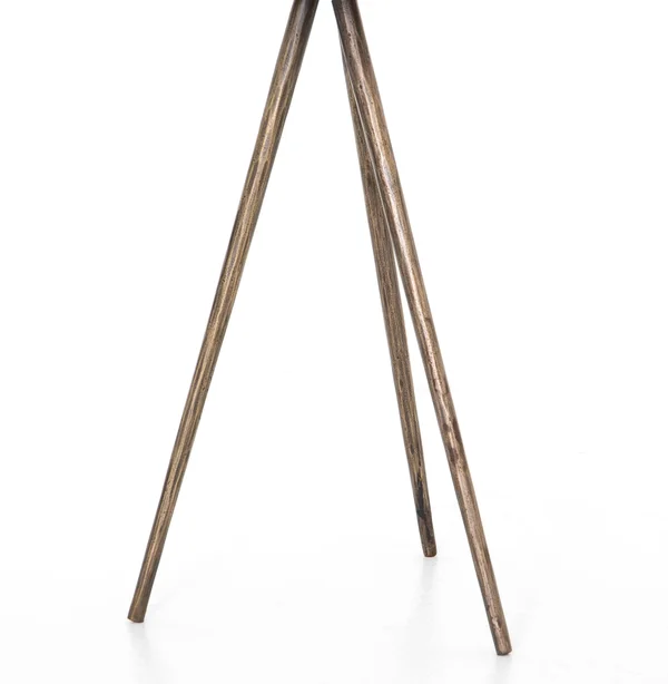 Four Hands - Sunburst End Table - Aged Brass