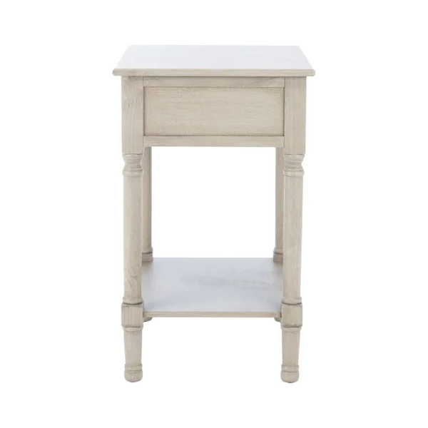 Safavieh ACC5708D Landers 1 Drawer Accent Table Greige
