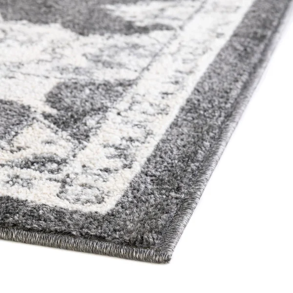 Unique Loom Parker Medallion Vintage Rug 5& x 8& Rectangle Charcoal/Ivory - 3158747