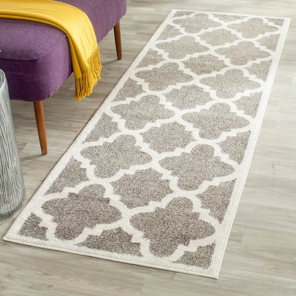 Safavieh Amherst AMT423R Dark Grey, Beige Rug 2& 3x22 x 11& 0x22 Runner