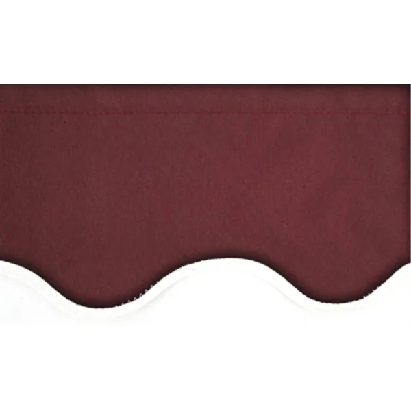 Aleko 12&x10& Retractable Patio Awning, Burgundy Color