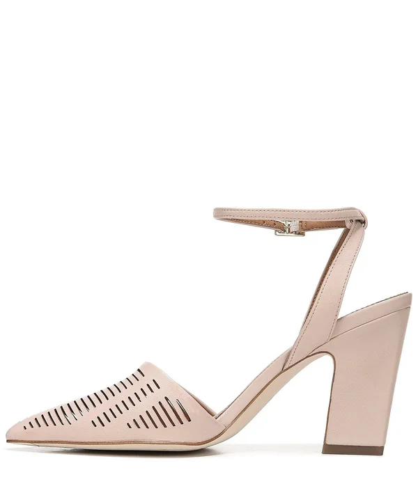 Sarto by Franco Sarto Women's Starla Ankle Strap Heel - Size: 5.5, Blush Nappa Leather