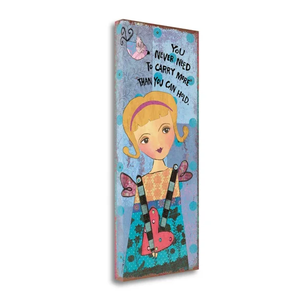Guardian Angel I by Jo Moulton - Fine Art Giclee Print on Gallery Wrap Canvas, 16x22 x 36
