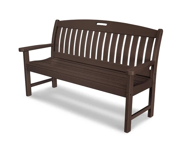 POLYWOOD Nautical 60x22 Bench - Mahogany