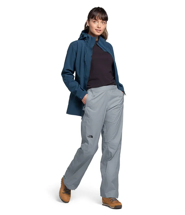 The North Face Women's Venture 2 Half Zip Pant Mid Grey S Reg