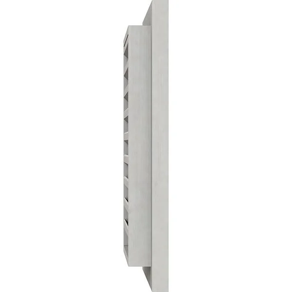 26 inchw x 24 inchh Vertical Gable Vent (31 inchw x 29 inchh Frame Size): Primed, Functional, Smooth Western Red Cedar Gable Ven