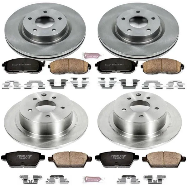 Nissan Altima Power Stop Autospecialty Front & Rear Brake Kit KOE242