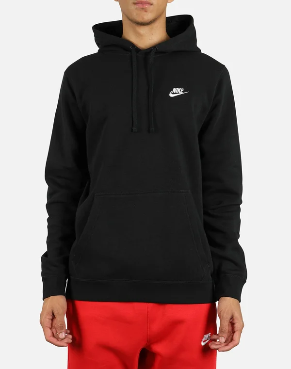 Nike Sportswear Pullover Hoodie, Size: Xxxl, Black