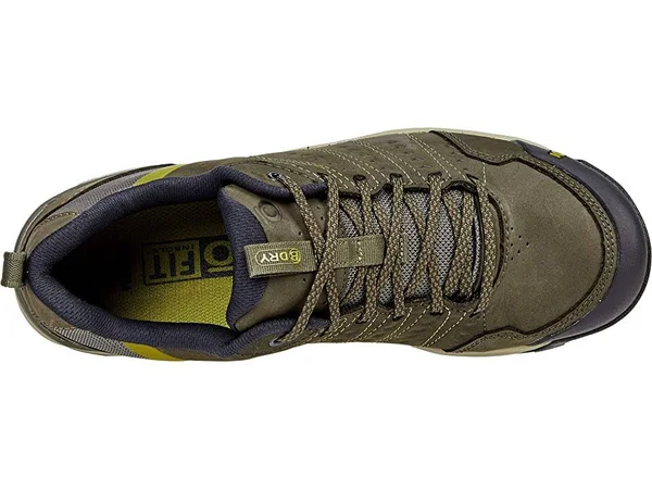 Oboz Sypes Low Leather B-Dry Hiking Shoe - Men's Loden, 14