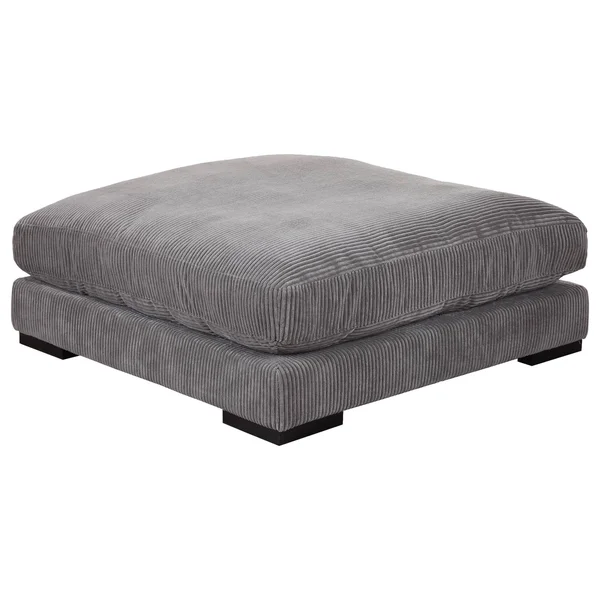 Moe's Home Collection Tumble Ottoman Charcoal
