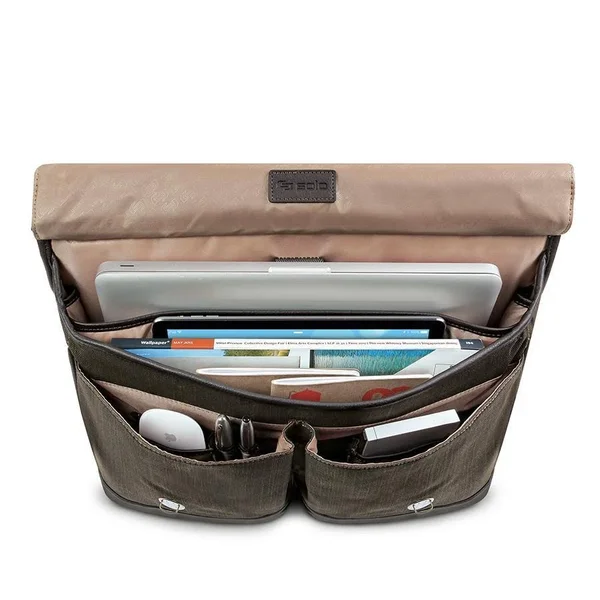 Solo Bradford 15.6in Briefcase - Black