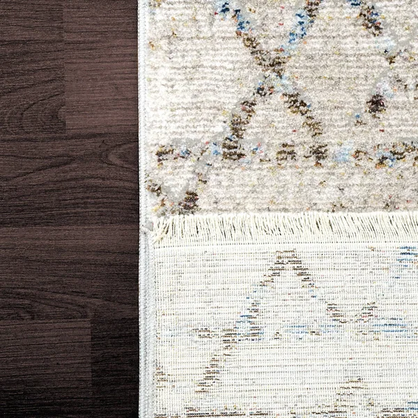 Dynamic Rugs Alea 1804-899 Taupe Multi Area Rug Runner 2&0x22 x 7&5x22