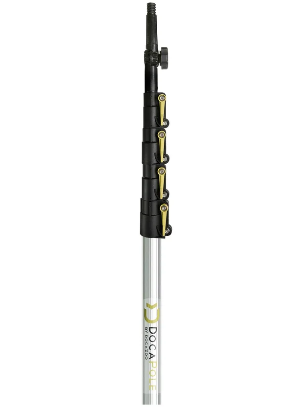 DocaPole 6-24 Foot Extension Pole - Multi-Purpose Telescopic Pole // Light Bulb