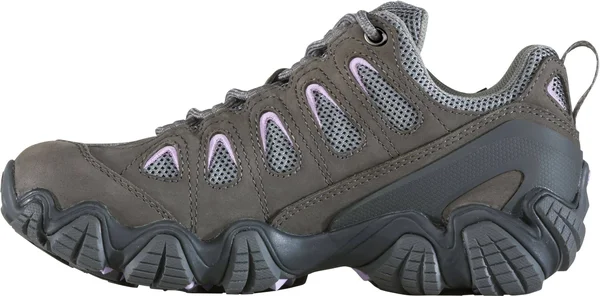 Oboz Women's Sawtooth II Low BDry Shoe - 6 Wide - Frost Gray - Sage