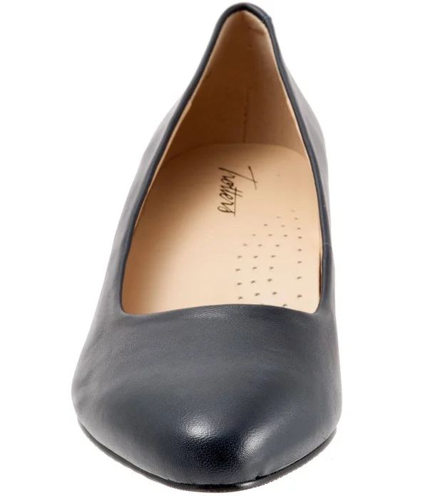 Trotters Kiera Pumps, Women's, Navy, Size: 8