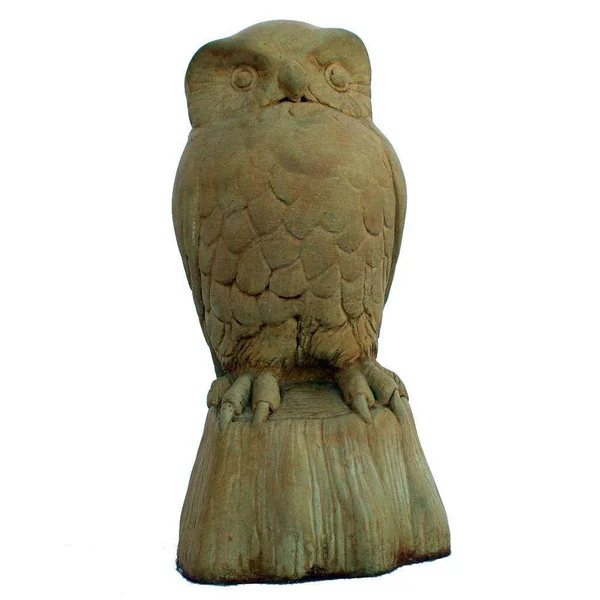 NicholsBrosStoneware Owl Statue; Weathered Bronze