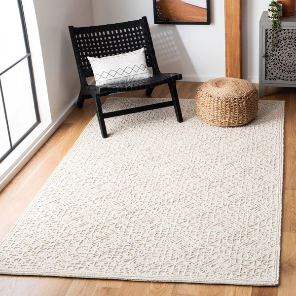 Safavieh Trace TRC255B 3&0x22 x 5&0x22 Light Beige Area Rug